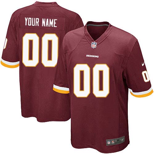 Youth Limited Nike Jersey Burgundy Red Home - Customized NFL Washington Redskins